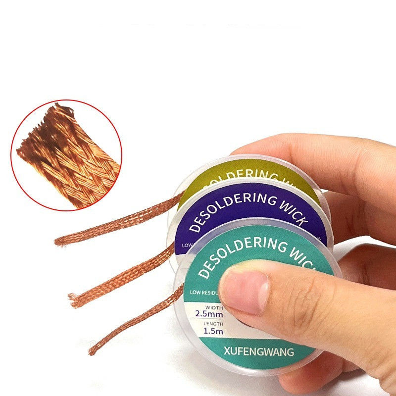 Solder Wick Braid - 0,8-4mm 1,5 M Entlöten Geflecht Solder