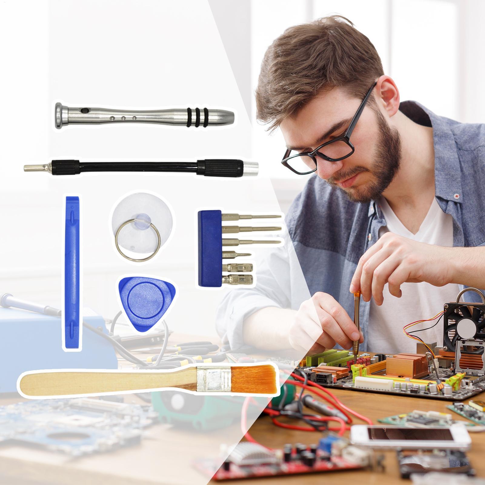 Electronics Repair Shop - Schraubendreher zum Zerlegen von Spielkonsolen, 12-teilig,