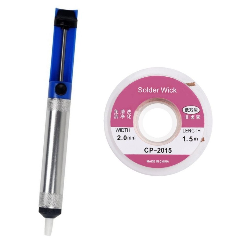 Solder Wick Braid - Aluminium Entlötpumpe Vakuum Zinn Entfernung Stift