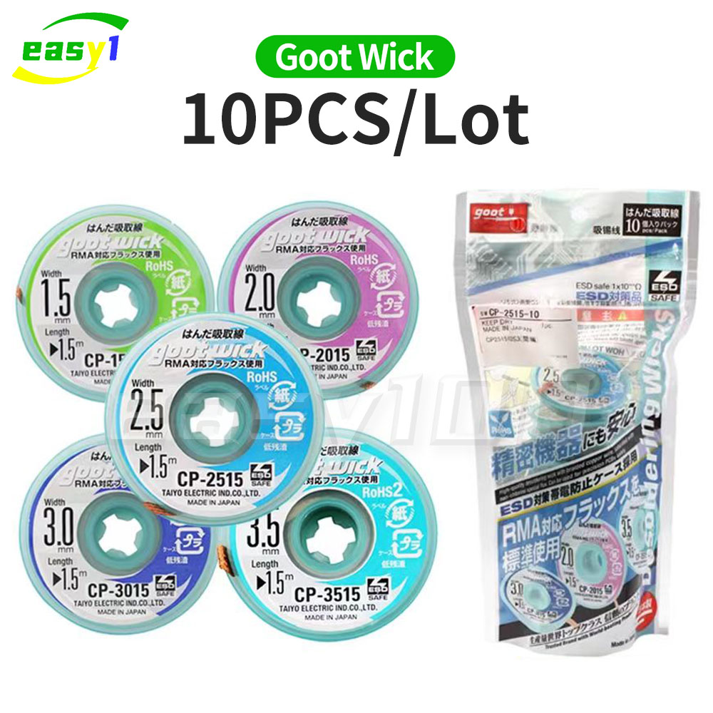 Solder Wick Braid - Original Goot Wick Löten Docht Geflochtene