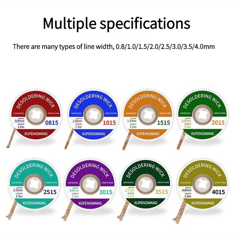 0,8-4mm 1,5 M Entlöten Geflech – Solder Wick Braid Bewertung und Preis