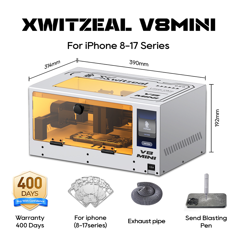 Xwitzeal ®   V8 MINI Laser-Kle – Electronics Repair Company Bewertung und Preis