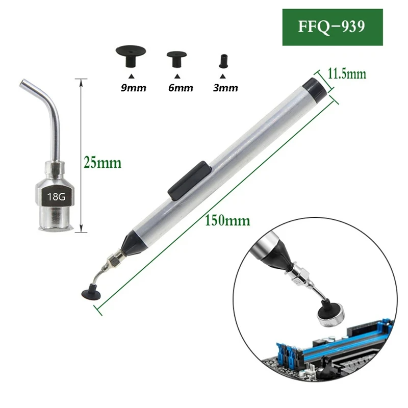 Manuelles Vakuum-Saugstift-Set – Electronics Repair Company Bewertung und Preis